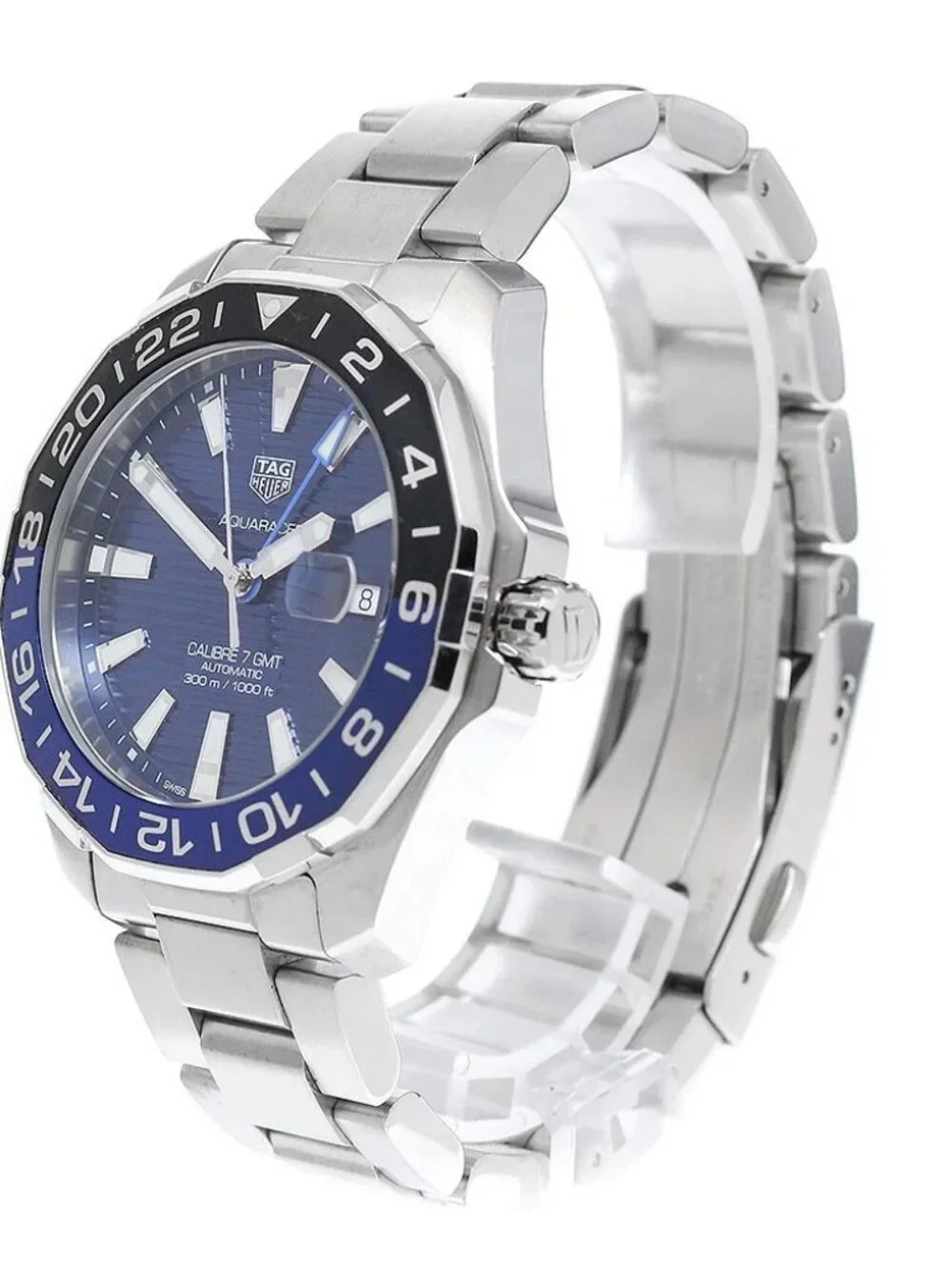 TAG HEUER Aqua racer WAY201T Caliber 7 GMT Automatic Men's Watch_962549